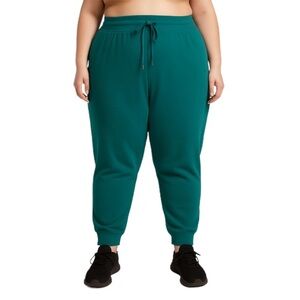 Fuzzy Comfy Dark Teal Joggers